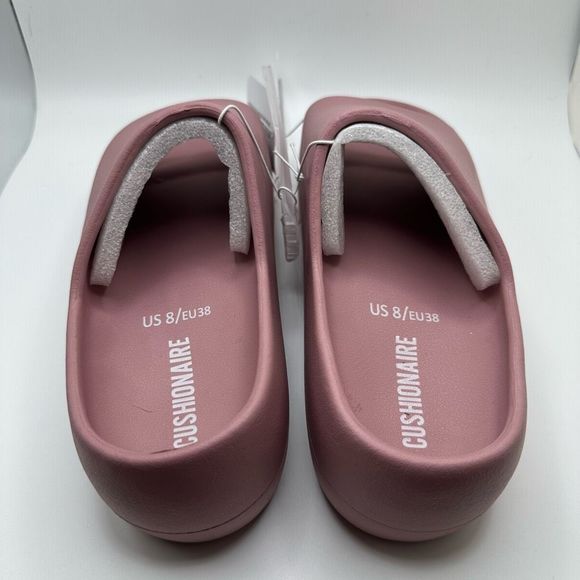 CUSHIONAIRE Women's Harrison platform slide sandal with +Comfort 8 BLUSH - Picture 4 of 5